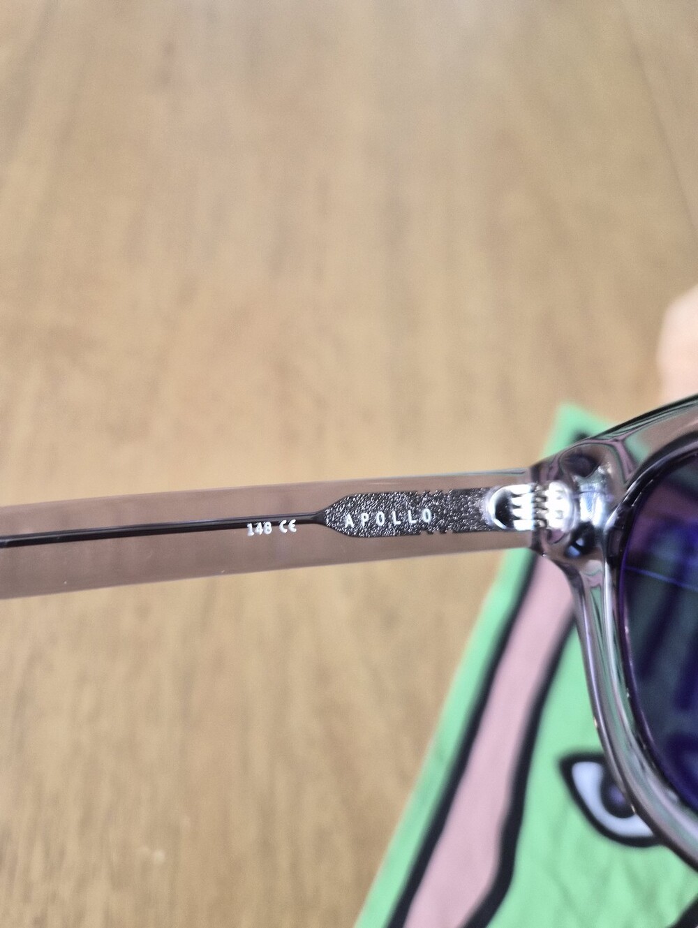 Akila Apollo Sunglasses In Cement With Oak Lenses - Picture 6 of 8